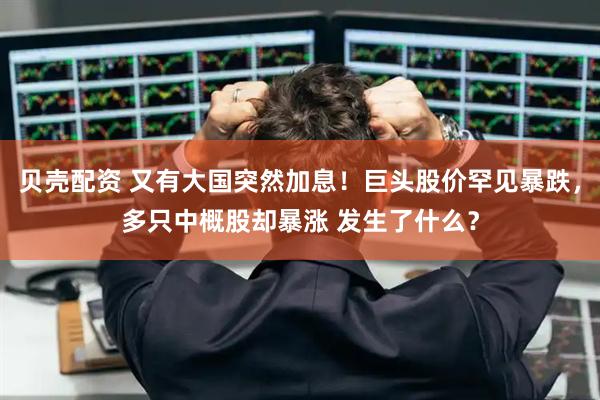贝壳配资 又有大国突然加息！巨头股价罕见暴跌，多只中概股却暴涨 发生了什么？