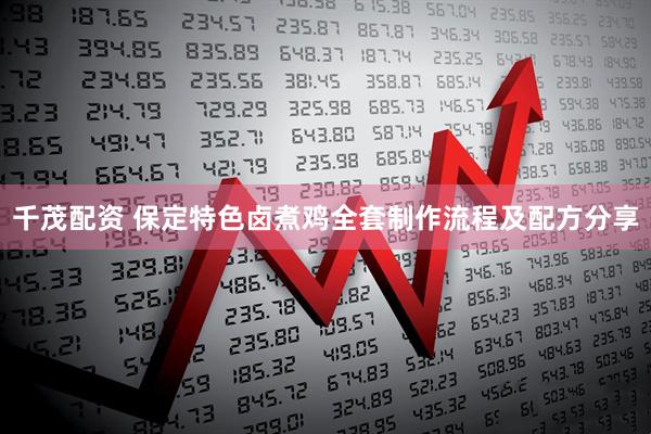 千茂配资 保定特色卤煮鸡全套制作流程及配方分享